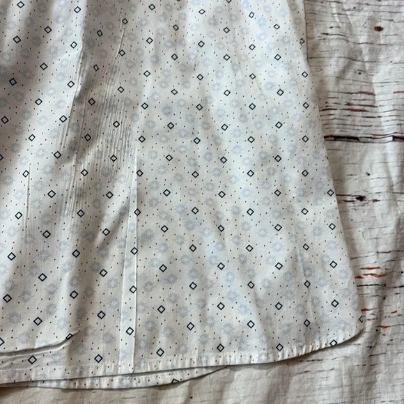 Perry Ellis Geometric Print Cotton Stretch Short Sleeve Button Down Shirt 4XLT - Picture 8 of 11